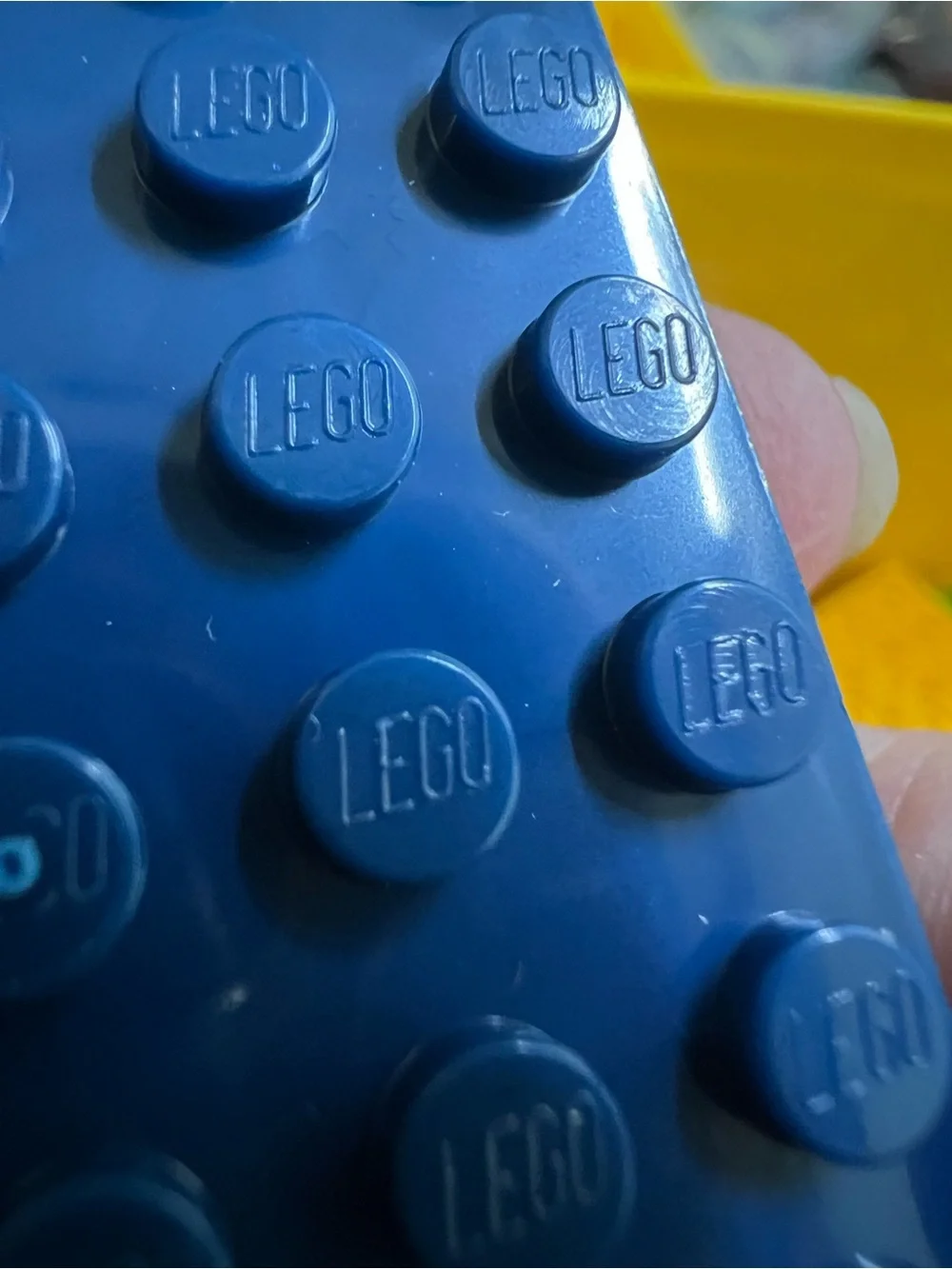 Yellow Lego Brick Storage Box With 1lbs Lego Bricks Etc Lego Classics book